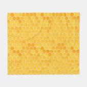 Abeilles de miel ! Couverture Polaire (Devant (Horizontal))