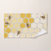 Abeilles de miel et peigne de miel (Serviette à main)