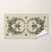Abeilles de miel victoriennes ornées (Serviette à main)