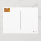 Abeilles domestiques sur carte postale de la ruche (Dos)