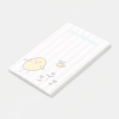 Abeilles & poussins & fleurs Post-it® Notes (Incliné)