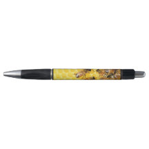 Abeilles sur Honeycomb - Stylo