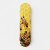 Abeilles sur Honeypeb - Skateboard Deck (Devant)