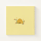 Abeilles sur un cahier de ruches (Dos)