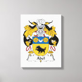 Abel Family Crest Canvas Afdruk (Voorkant)