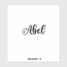 Abel Naam - Handgeschreven kalligrafie