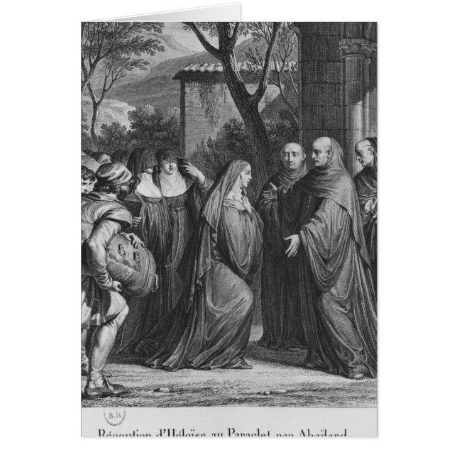 Abelard Heloise de accueil chez Paraclete (Devant)