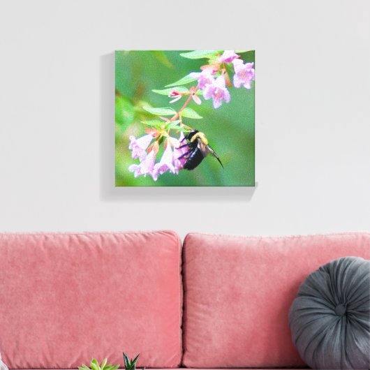 Abelia Bee Canvas Afdruk (Insitu (Woonkamer))