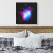 Abell 1758 canvas afdruk (Insitu (Slaapkamer))