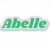 Abelle Sticker (Voorkant)