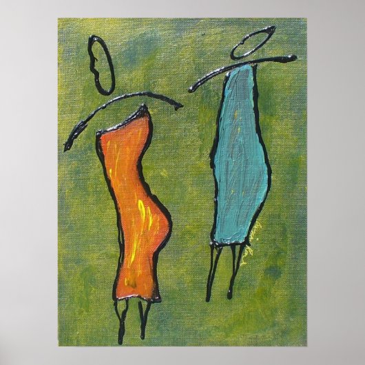 Abena en Ajambo Poster (Voorkant)