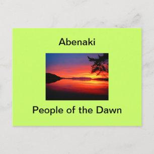 Abenaki - Le peuple de l'Aube : Cartes postales