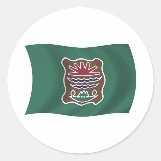 Abenaki Tribe Flag Sticker (Voorkant)