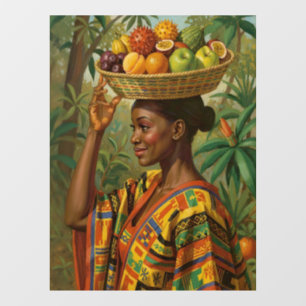 “Abeni”, Haar Eigen Fruit – Black History-viering Raamsticker