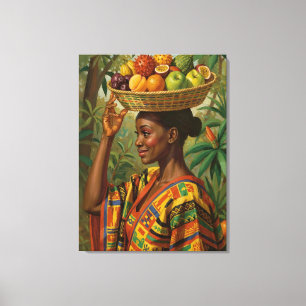 “Abeni”, Haar Eigen Vrucht – Black History-viering Canvas Afdruk