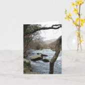 Aber Glaslyn Pass, Pays de Galles : Carte texte de (Fleur jaune)