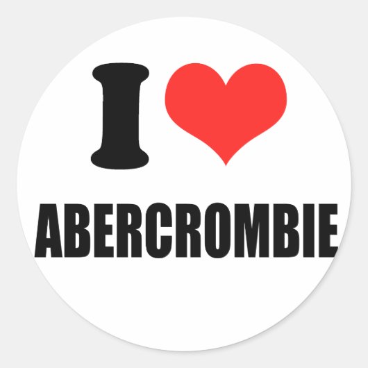 ABERCROMBIE 2010 RONDE STICKER (Voorkant)