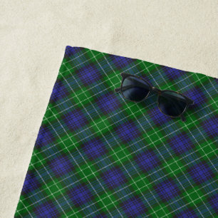 Abercrombie Blauw Groen Tartan Schotse ruit Strandlaken
