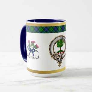Abercrombie Clan Badge Tartan & Motto Mok