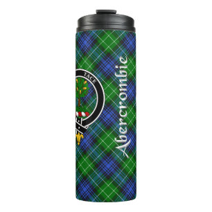 Abercrombie Clan Badge & Tartan Thermosbeker