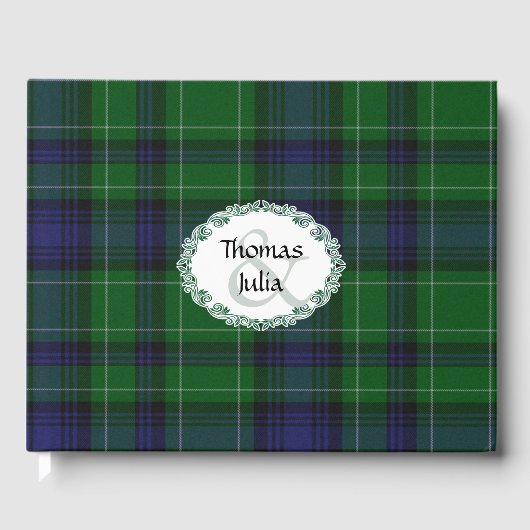 Abercrombie Plaid Mariage livre d'hôtes (Recto)
