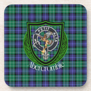 Abercrombie Schotse Clan Tartan & Crest Bier Onderzetter