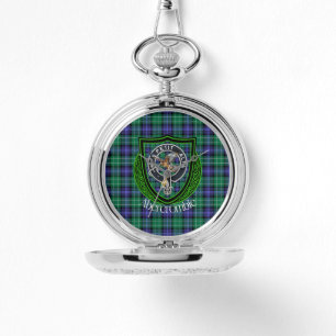 Abercrombie Schotse Clan Tartan & Crest Horloge