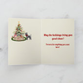 Abercrombie Scottie Dog & Crest gepersonaliseerde Kaart (Binnen)