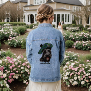 Abercrombie Scottie Dog Personnalisé Denim Veste