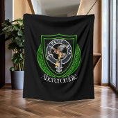 Abercrombie Scottish Clan Crest Fleece Deken