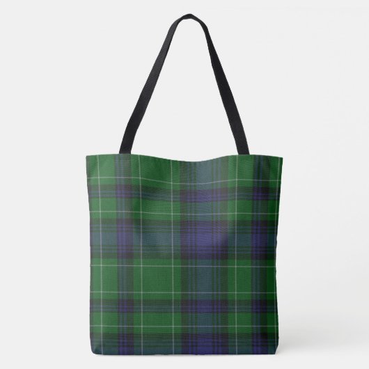Abercrombie Tartan Canvas tas (Achterkant)