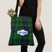 Abercrombie Tartan Canvas tas (Dichtbij)