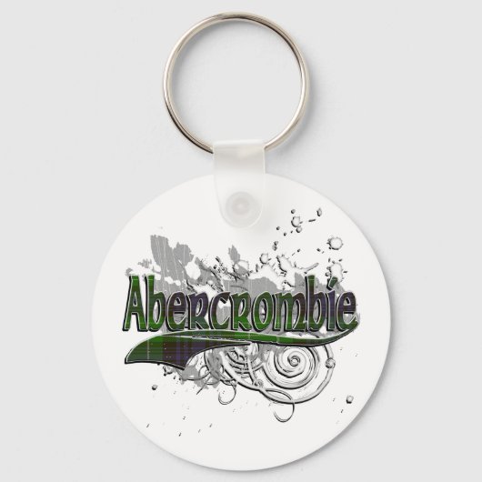 Abercrombie Tartan Grunge Sleutelhanger (Voorkant)