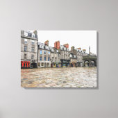 Aberdeen Castlegate uitzicht canvas print (Voorkant)