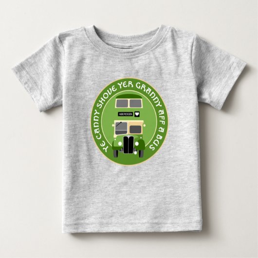 Aberdeen Double-decker bus Baby T-Shirt (Voorkant)