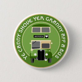  Aberdeen Double-decker Bus Badge Ronde Button 5,7 Cm