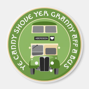 Aberdeen Double-decker bus Magnet Magneet