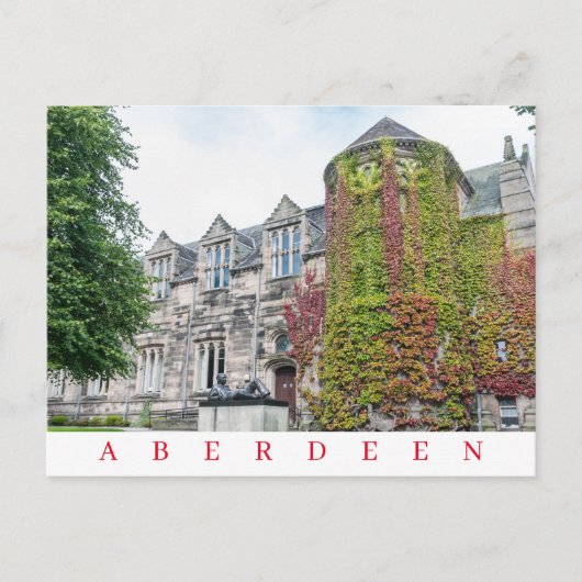 Aberdeen in het najaar briefkaart (Voorkant)