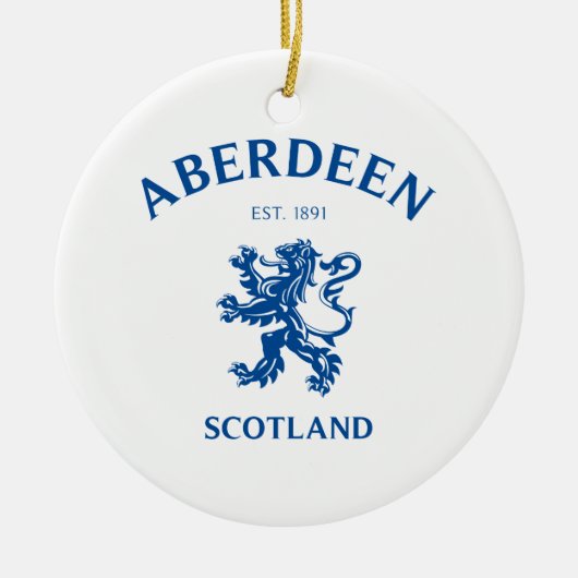 ABERDEEN KERAMISCH ORNAMENT (Voorkant)