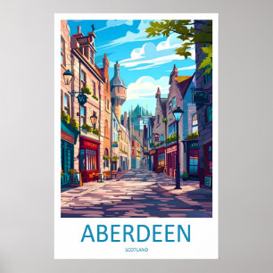 Aberdeen Park Vintage Ski Reis Nationale Poster