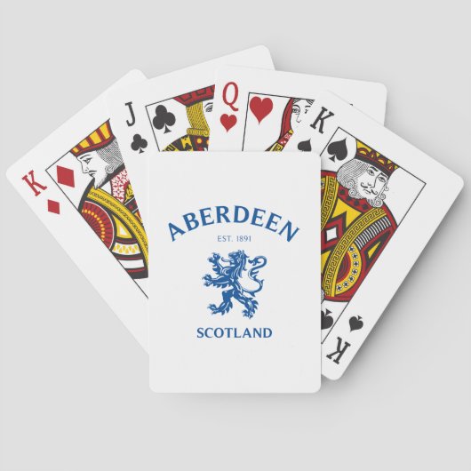 ABERDEEN POKERKAARTEN (Achterkant)