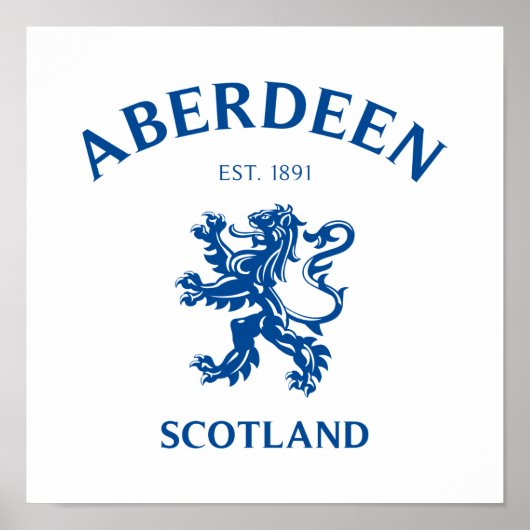 ABERDEEN POSTER (Voorkant)