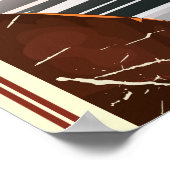 Aberdeen Scotland vintage train travel poster (Coin)