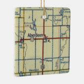 Aberdeen SD 50's Map Keramisch Ornament (Rechts)