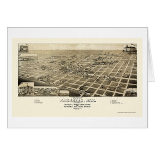 Aberdeen, SD Panorama Map - 1883