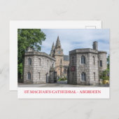 Aberdeen St.Machar Cathedral uitzicht briefkaart (Voorkant / Achterkant)