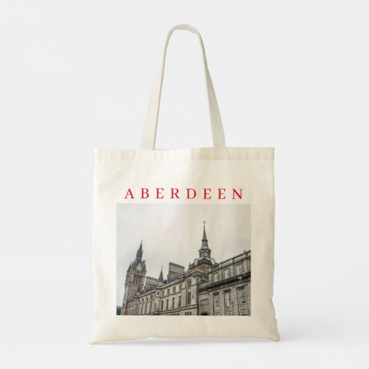 Aberdeen Tolbooth Museum uitzicht canvas tas (Achterkant)