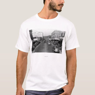 Aberdeen, WA - Uitzicht van de straat van Wishkan T-shirt
