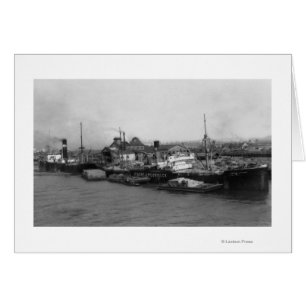 Aberdeen, WA - Vue du front de mer et de la naviga