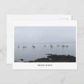 Aberdour - Boats in mist Briefkaart (Voorkant / Achterkant)